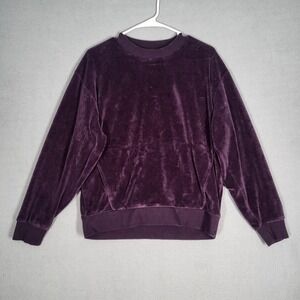 Carhartt Sweatshirt Womens Medium Purple Velvet Pullover Casual Comfort